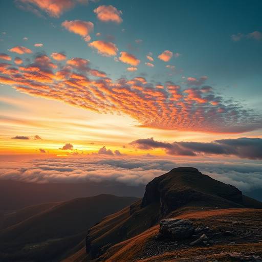 Photographer capturing a stunning landscape shot of the Scottish Highlands with a dramatic sky